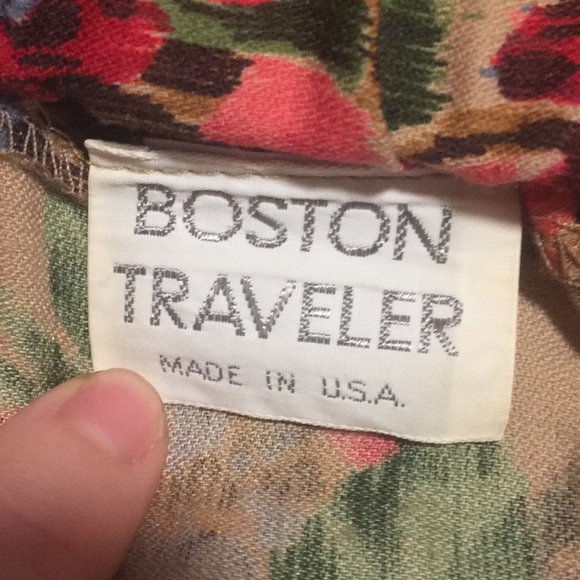 Vintage 80’s Boston Traveler Maxi Skirt POCKETS!! - Picture 4 of 5